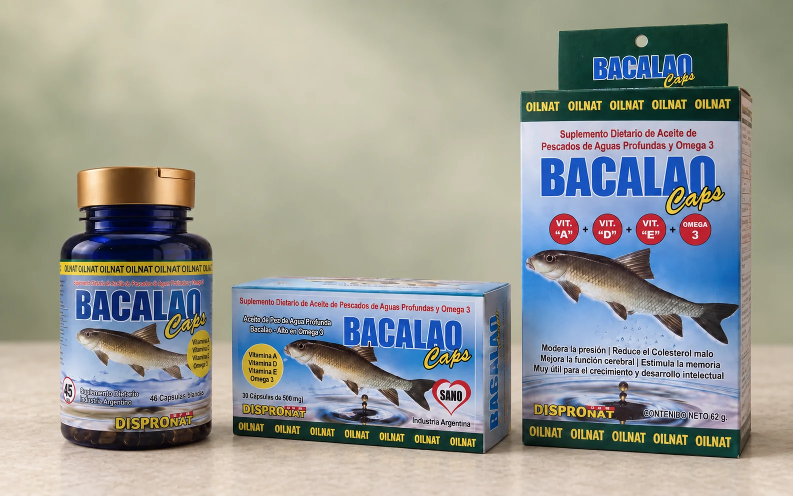 Aceite de hígado de bacalao · Cápsulas